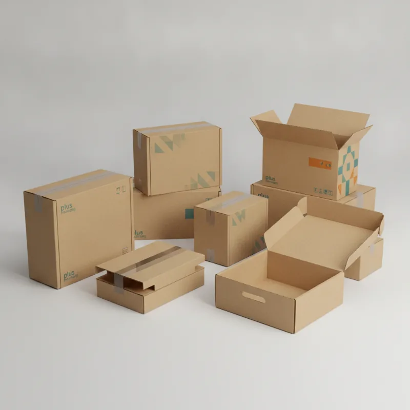 plus packaging pluspackaging พลัส แพคเกจจิ้ง พลัสแพคเกจจิ้ง กล่อง กระดาษ ลูกฟูก ออฟเซ็ท ไดคัท ฝาชน 3 5 ชั้น เดียว — สินค้าหลัก